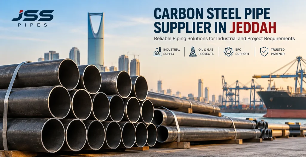 Carbon steel pipe supplier in Jeddah providing industrial carbon steel pipes