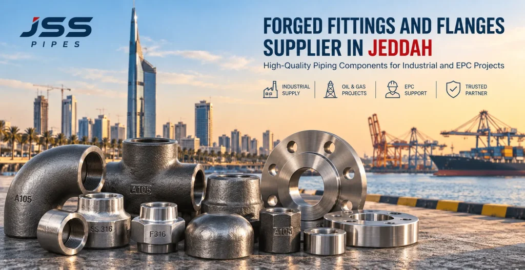 Forged fittings and flanges supplier in Jeddah for industrial projects