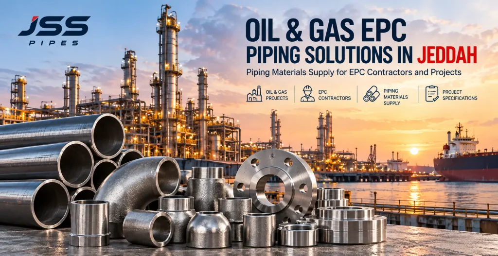 Oil and gas EPC piping solutions in Jeddah for industrial projects